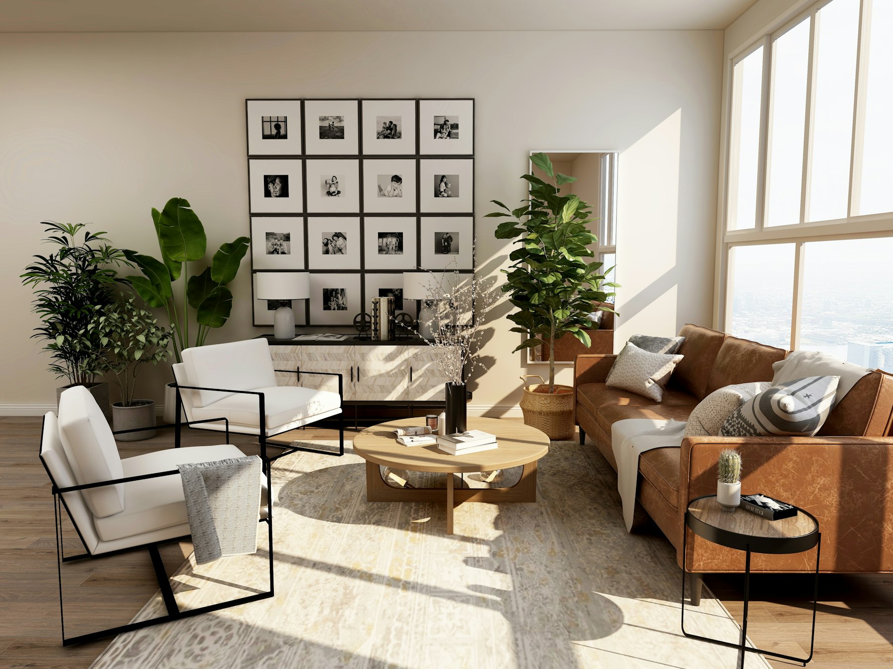 Interior de casa, acabado entregado
